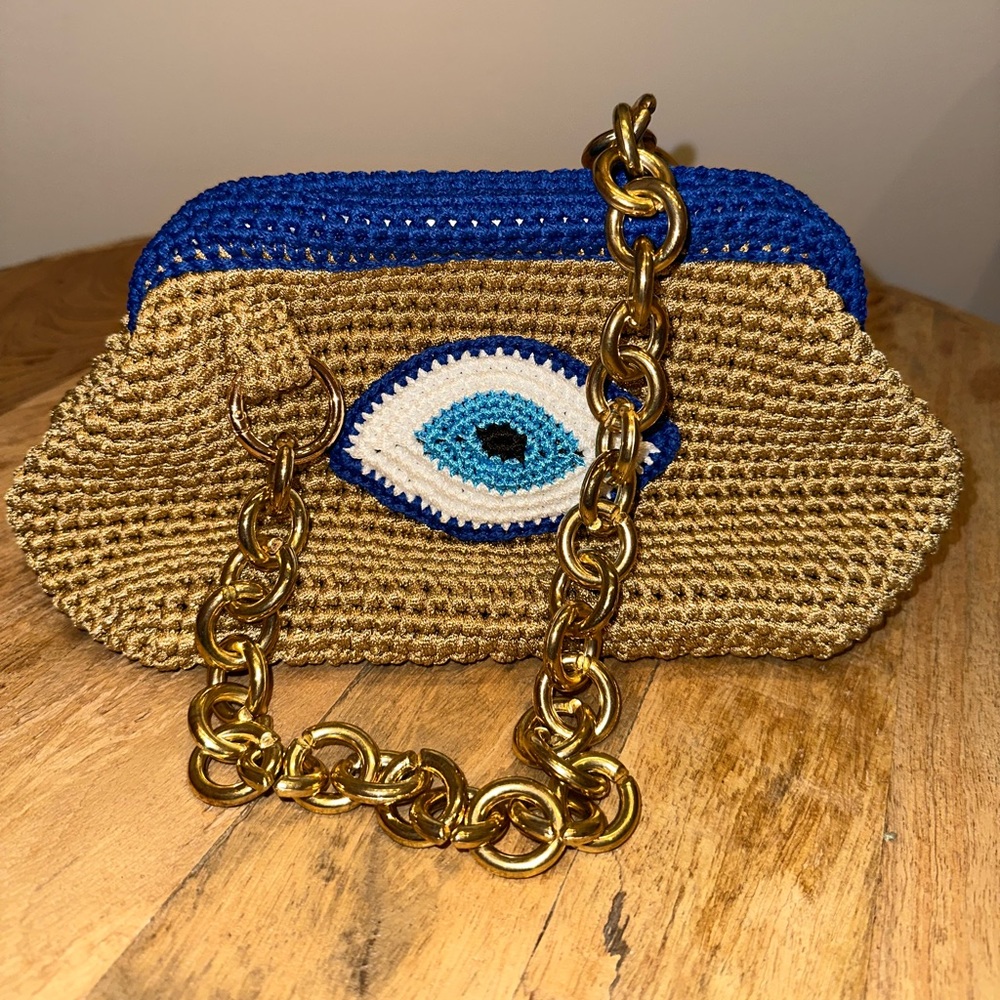 Hand-made Evil Eye purse